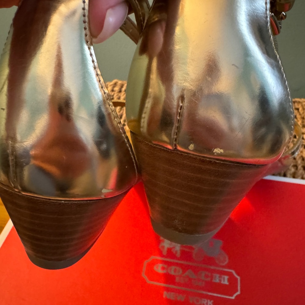 Coach vipor mirror metallic sandal - Picture 5 of 6